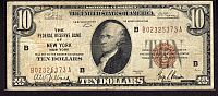 Fr.1860-B, 1929 $10 New York FRBN, B02325373A
